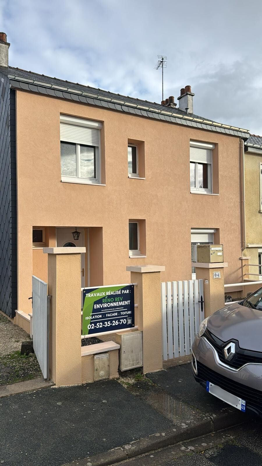 Isolation thermique par l'extérieur - ITE - Maison