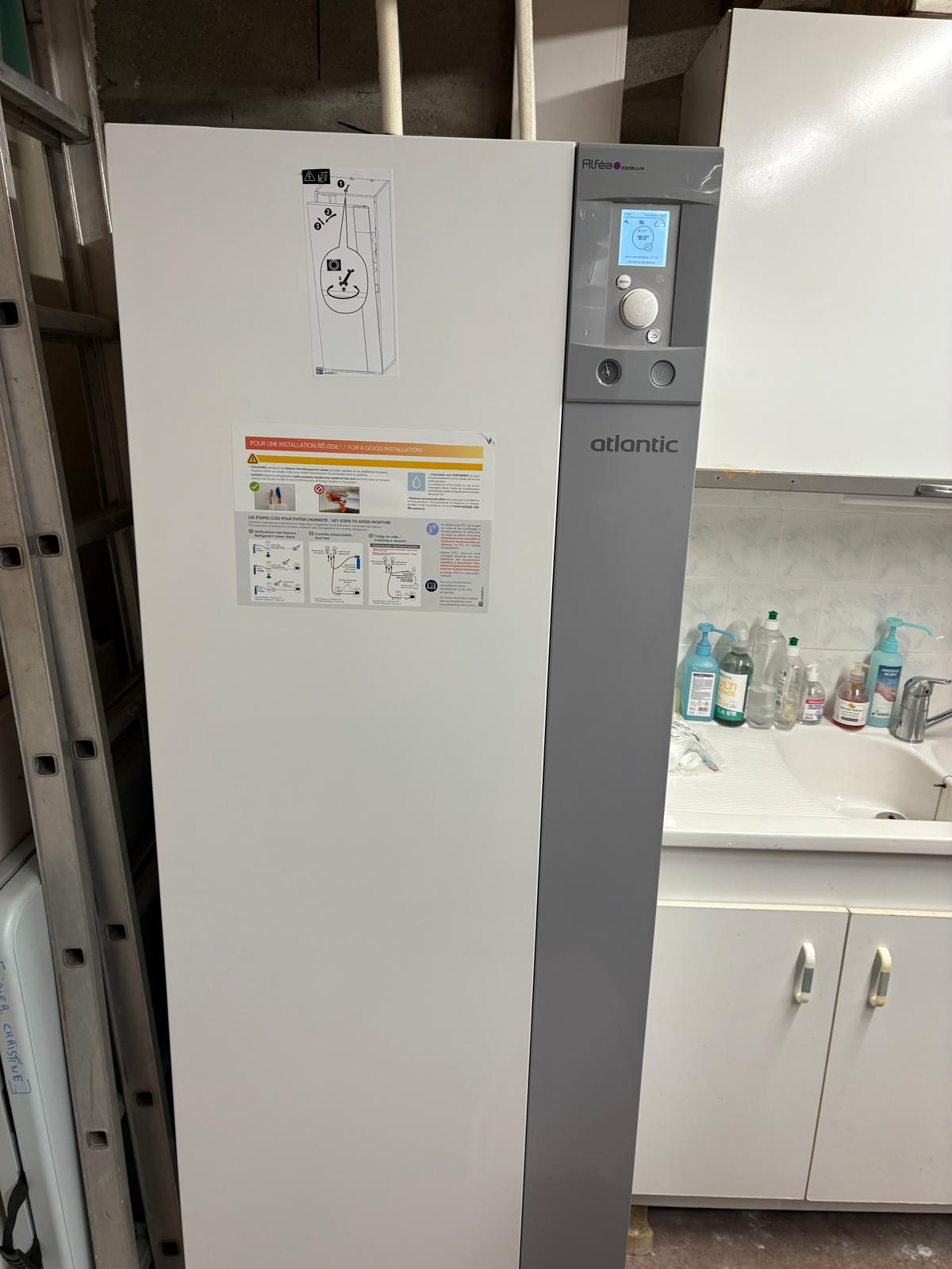 Installation d'une pompe à chaleur